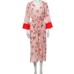 BORGO DE NOR Floral Print Long Dress US 12